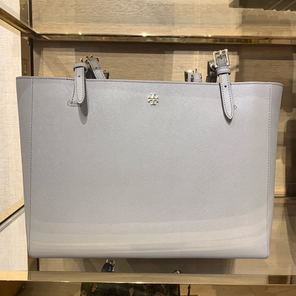 Tory Burch Leather Emerson Buckle Tote - Picture 6 of 8